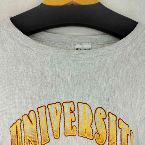 チャンピオン Champion 90S USA製 フロントプリント クルーネックスウェット メンズ  XL